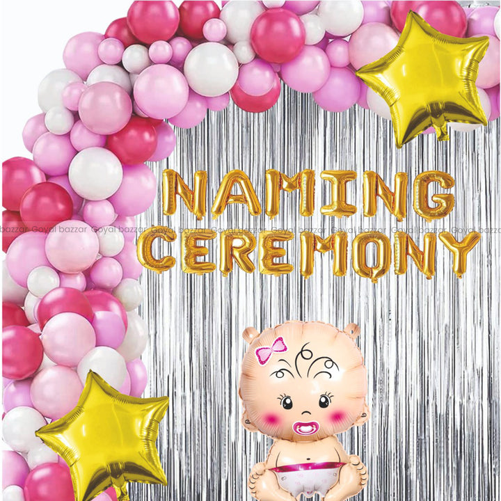 Baby Girl Naming Ceremony Decoration Kit