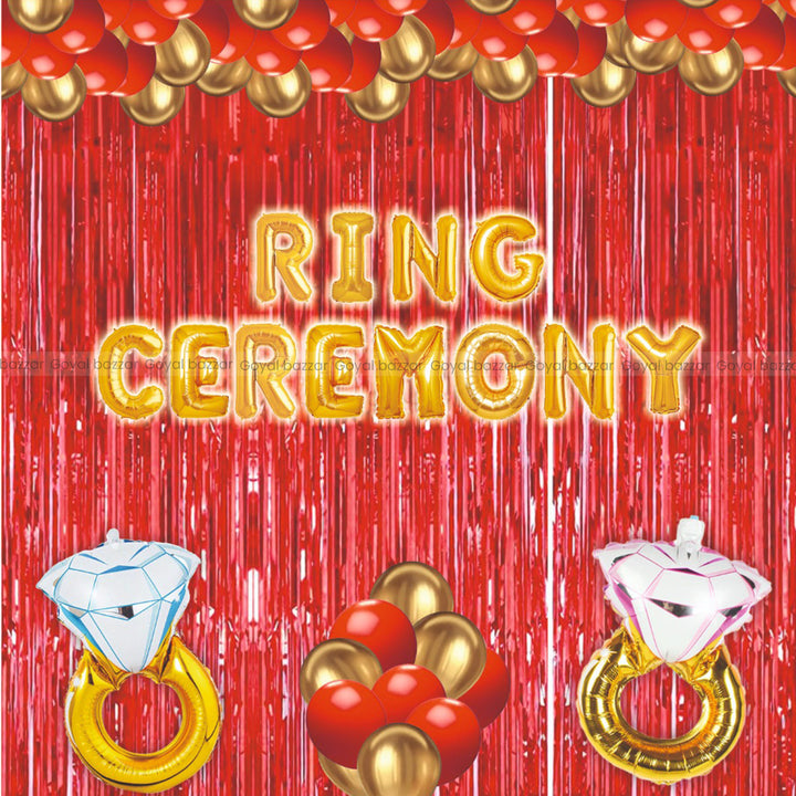 Ring Ceremony Balloons Decoration Combo -Theme-1