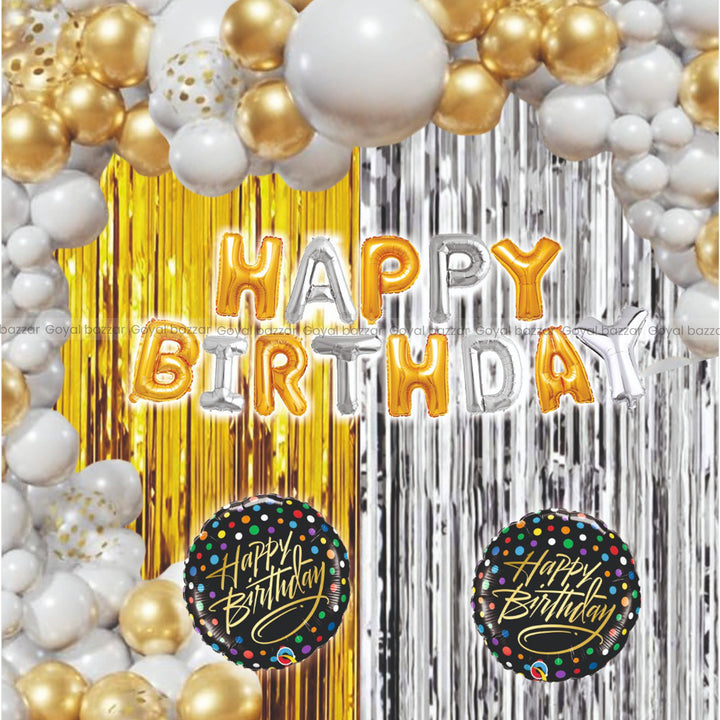 Happy Birthday Decoration Foil Combo -Theme-9