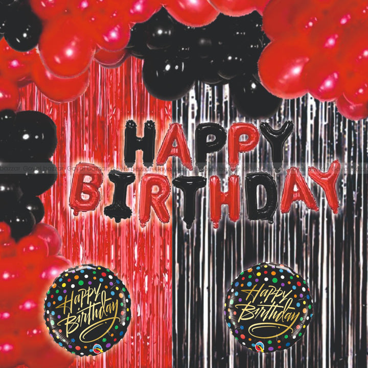 Happy Birthday Decoration Foil Combo -Theme-1