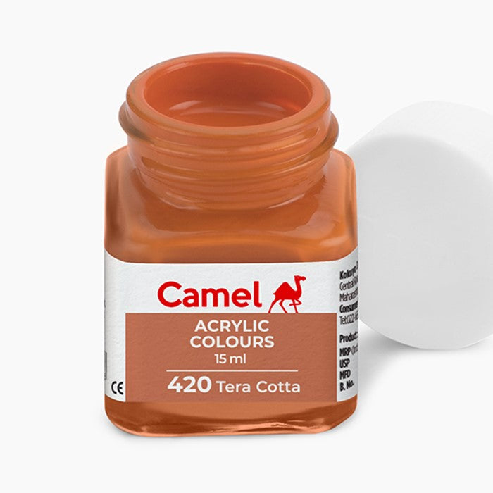 Camel Acrylic Colours - Tera cotta - 15 Ml