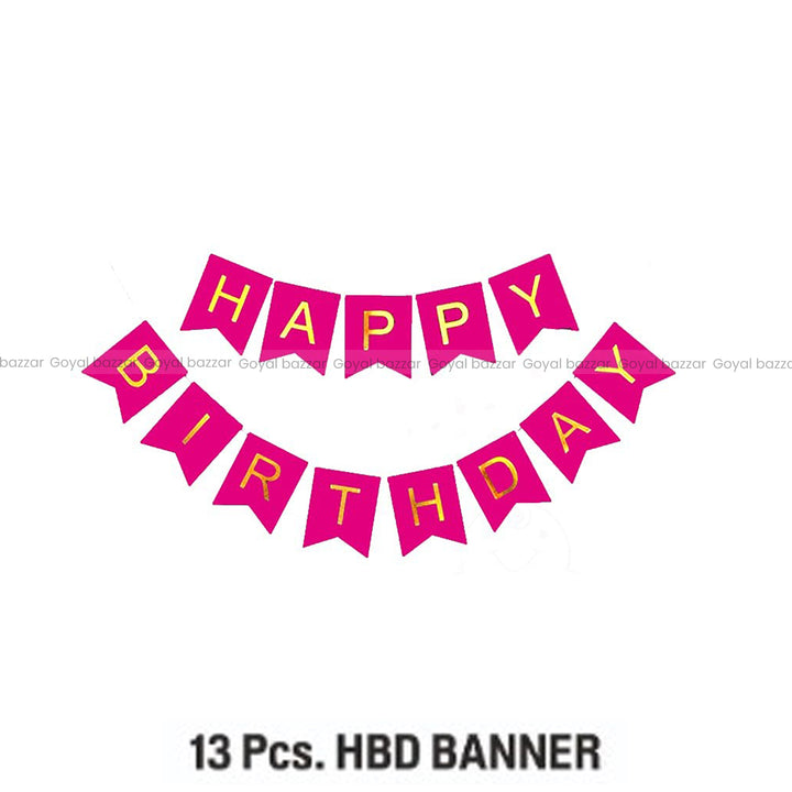 Happy Birthday Decoration Kit Combo - Theme -4