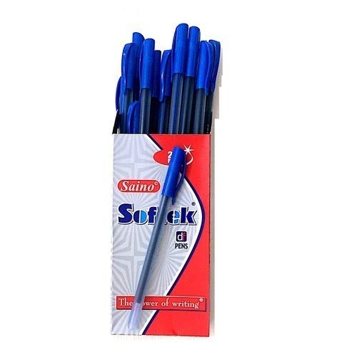 Saino softec Pen Pack of 20 Pens (Blue)