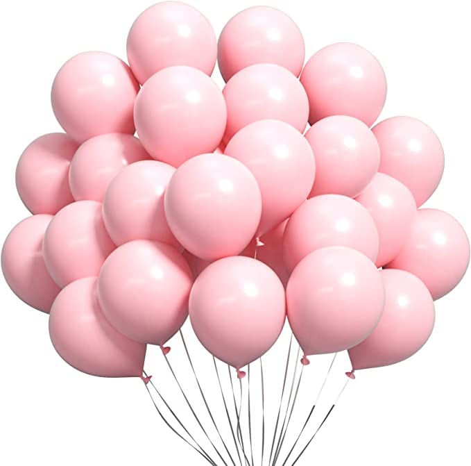 Pink Pastel Colour 12" Balloons 30 Pcs