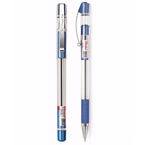 Montex Mega Top Blue Ball Pen (5 Pcs)