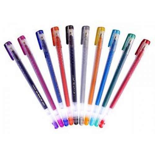 Montex Hyspeed Sparkle Gel Pen- Pack 10 - Multicolor