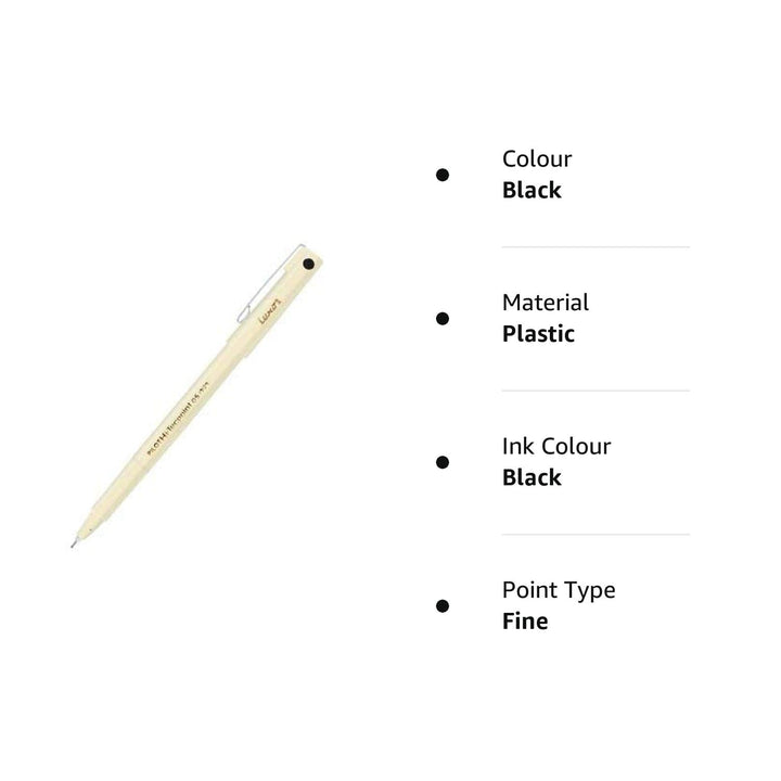 Pilot Black Hi-tech Point 0.5mm Pen Pack of 1