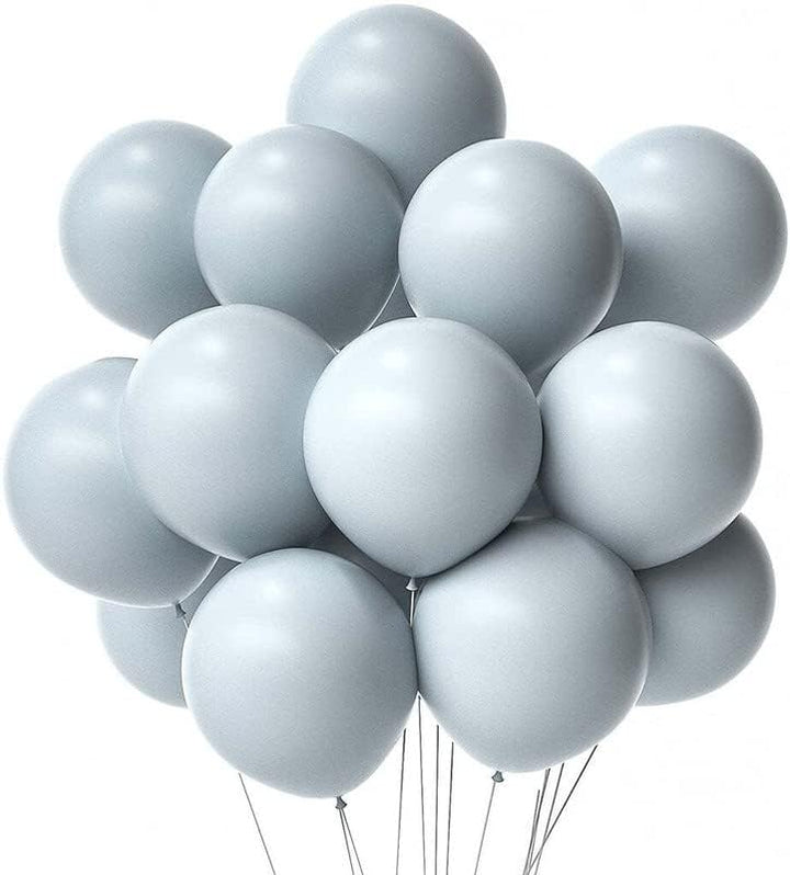 Gray Pastel  Colour 12" Balloons 30 Pcs