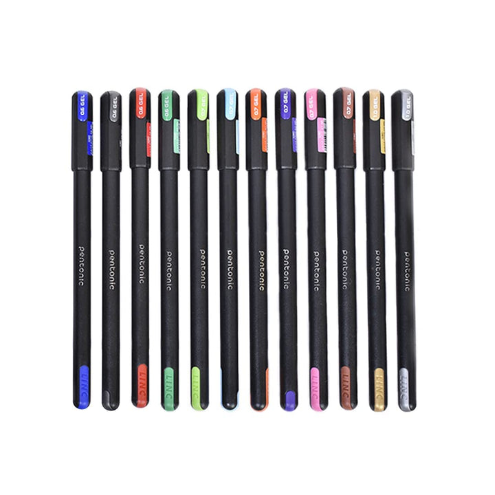 Pentonic Multicolor Gel Pen With Hard Box Case | Multicolor Color