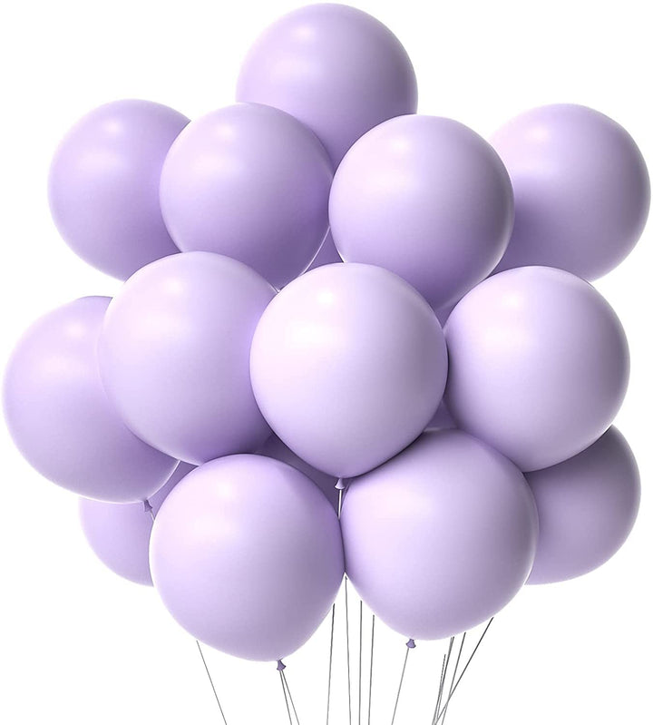 Purple Pastel Colour 12" Balloons 30 Pcs