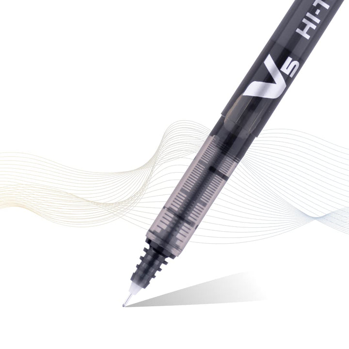 Pilot Black Hi-Tecpoint V5 0.5mm Ink Roller Ball Pen