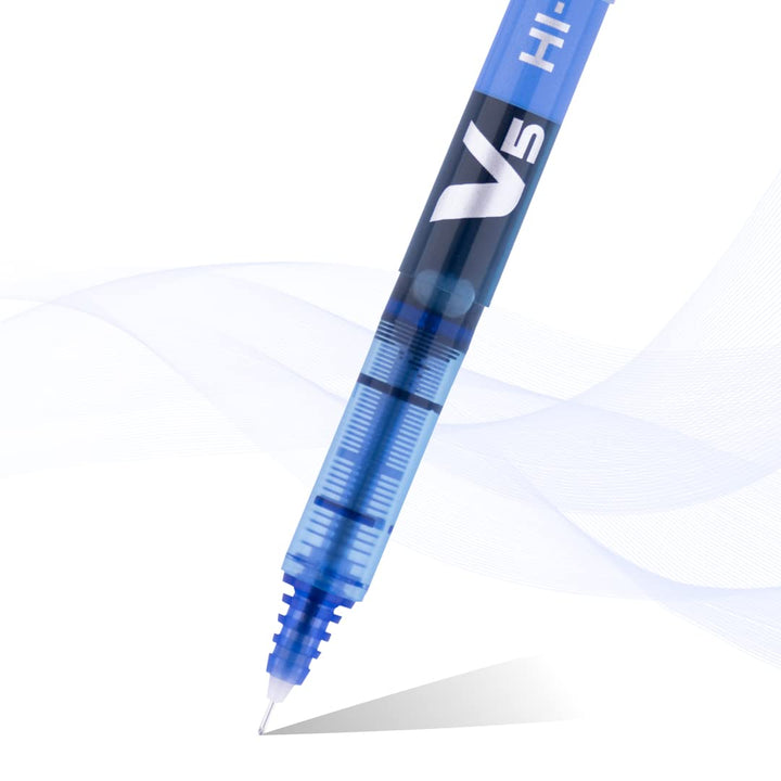 Pilot Hi-Tecpoint V5 Blue Roller Ball Pen- Pack Of 1