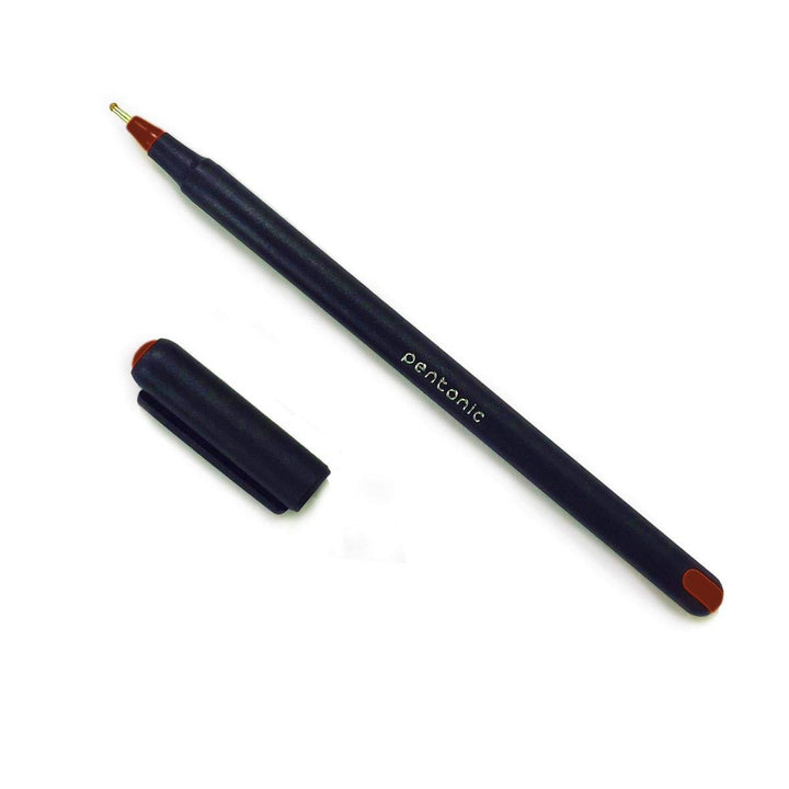 Pentonic 1.0mm Ball Pen Blister Set of 10 Pens | Multicolor Color )