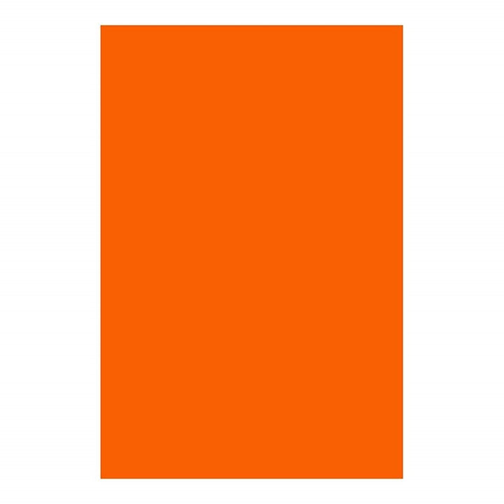 A4 Size Fluorescent Orange Color Paper (100 Sheets Each Colour, 75 Gsm) - Pack Of 100 Sheets