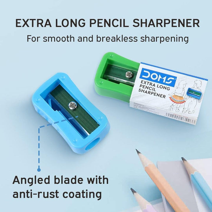 Doms Non-Toxic Extra Long Pencil Sharpener Box Pack of 20