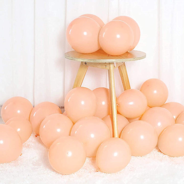 Peach Pastel Colour 12" Balloons 30 Pcs