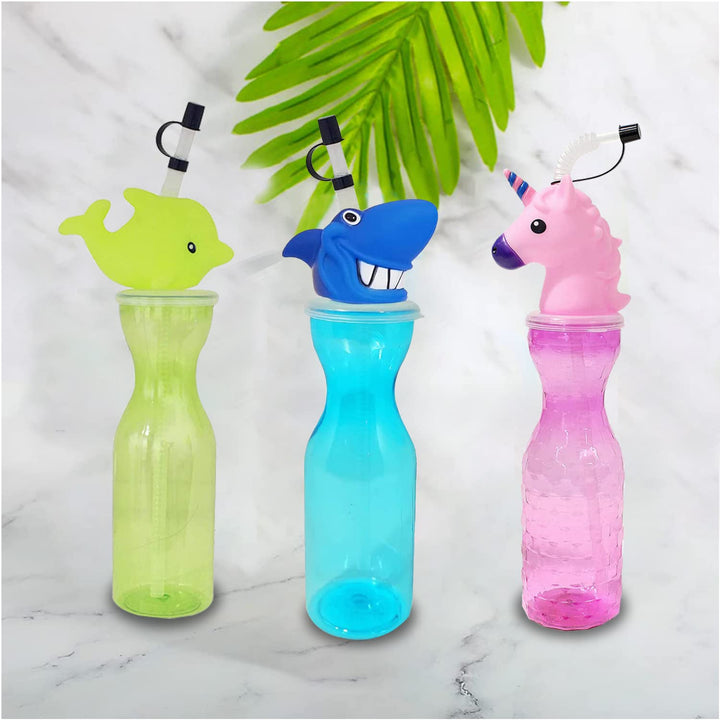Pikachu Sipper Plastic Bottle Character Head