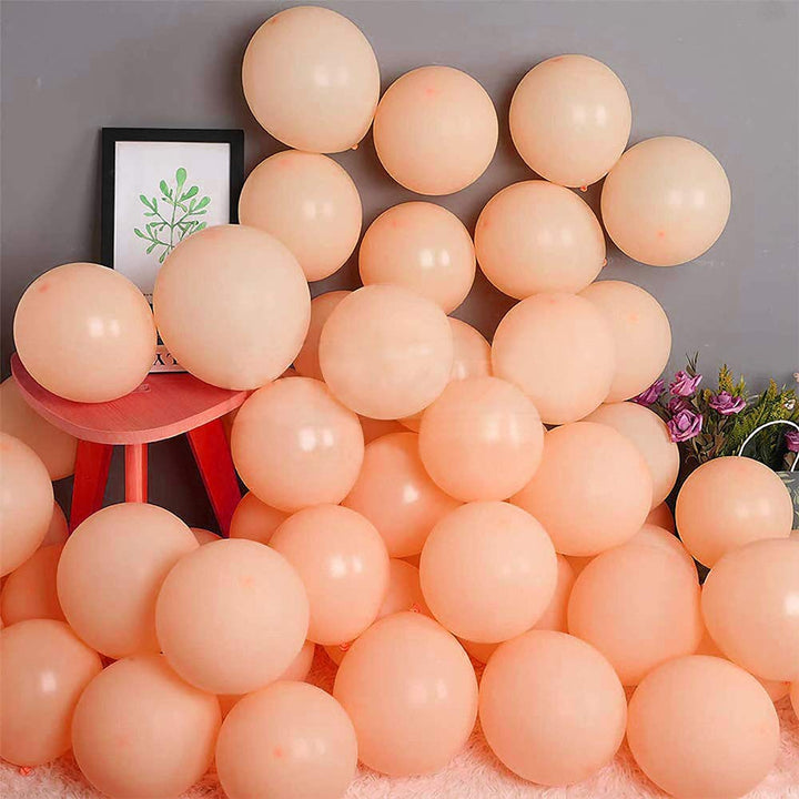 Peach Pastel Colour 12" Balloons 30 Pcs