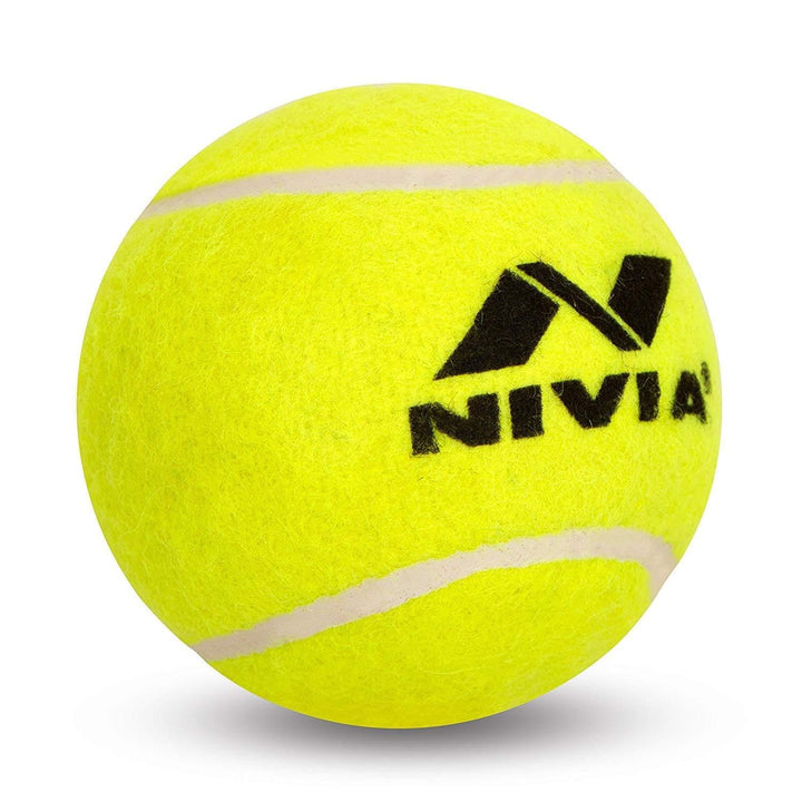 Nivia Heavy Tennis Ball Cricket Ball (Yellow) Pack of 1