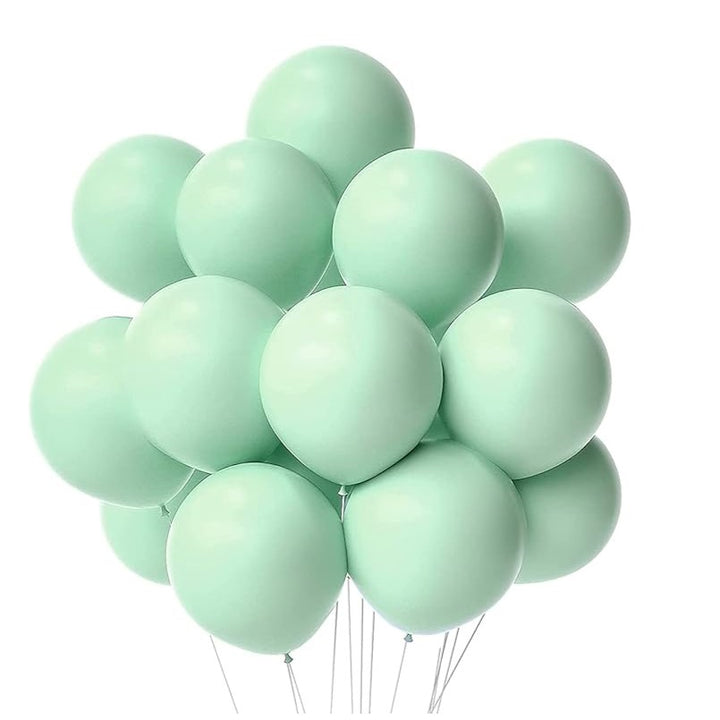 Green Pastel Colour 12" Balloons 30 Pcs