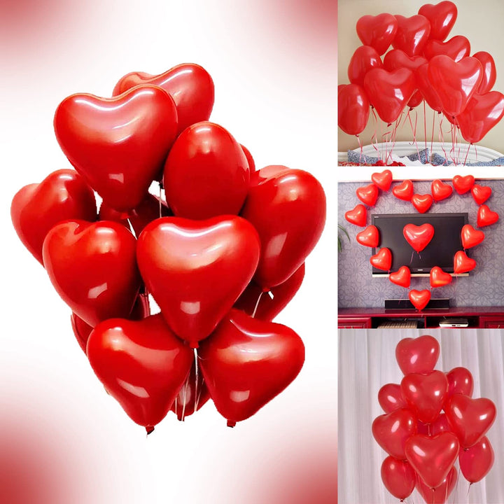 Red Heart Shape Balloon for Decoration