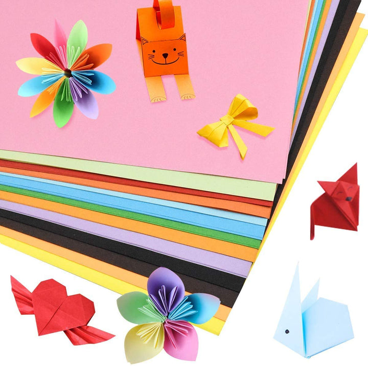 A4 Size Mix Color Paper (Neon Colours, 10 Colors X 10 Sheets Each Colour, 75 Gsm) - Pack Of 100 Sheets