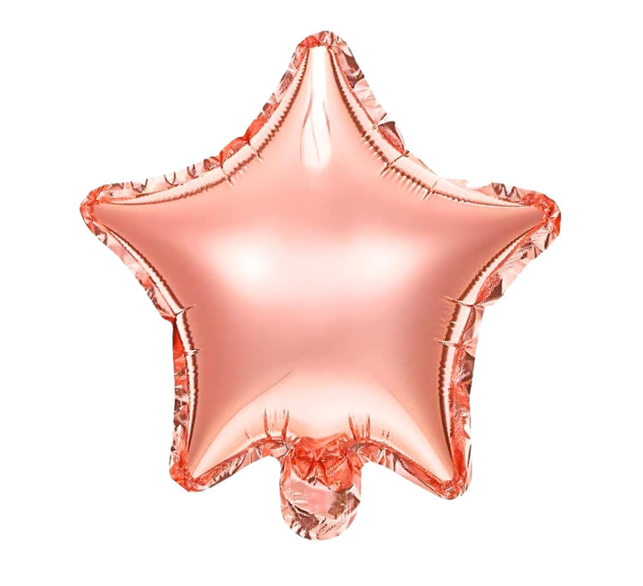 Rose Gold Star Foil balloon Size - 16 Inch (Pack of 1)