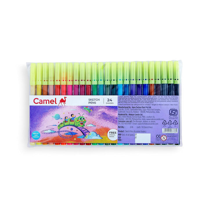 Camel Sketch Pens 24 Shades