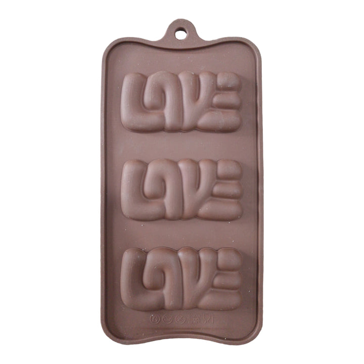 Love Silicone Chocolate Mould  - 3 Cavity