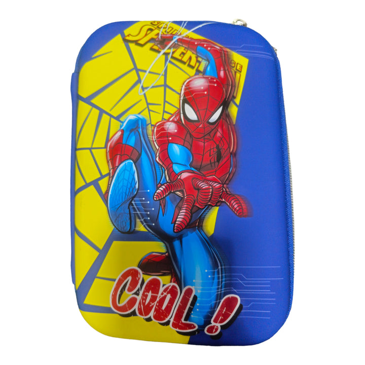3D Spiderman Design Embossed Pencil Pouch