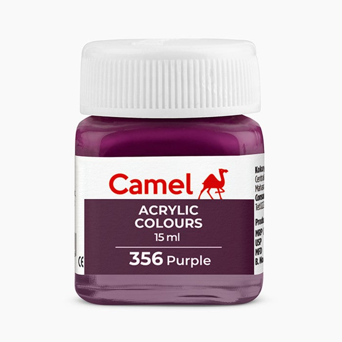 Camel Acrylic Colours - Purple - 15 Ml