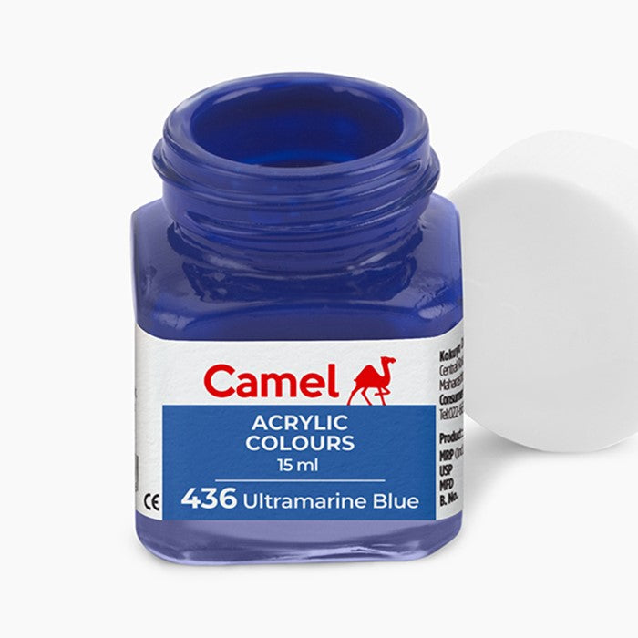 Camel Acrylic Colours - Ultramarine Blue - 15 Ml