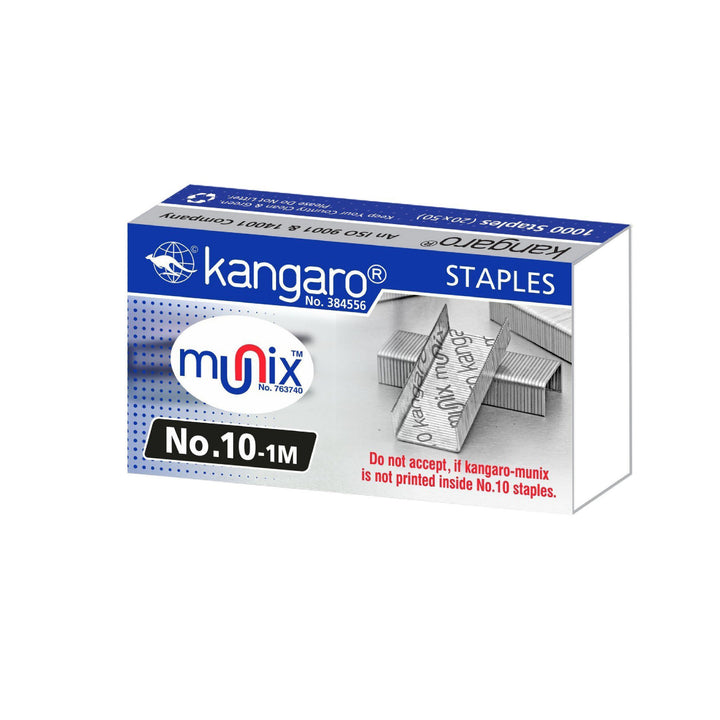 Kangaro Desk Essentials NO. 10-1M Heavy Duty Steel Wire Staple Pin