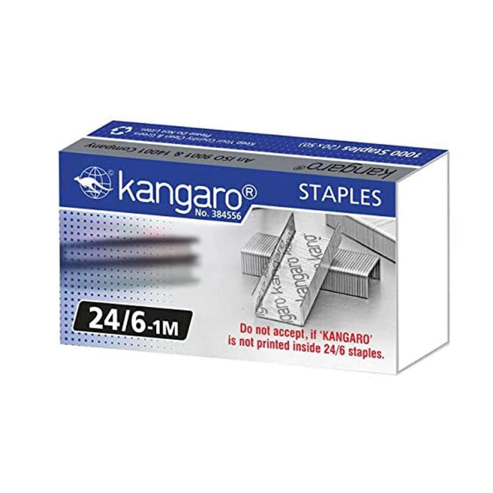 Kangaro 24/6 Heavy Duty Steel Wire Staple Pin