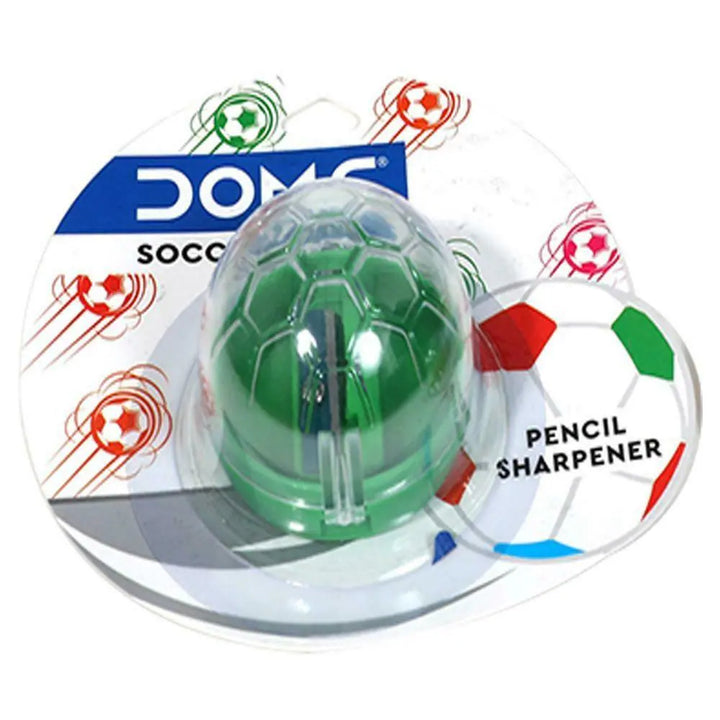 Doms Soccer Shots Pencil Sharpner, Multicolor, (Pack of 1)