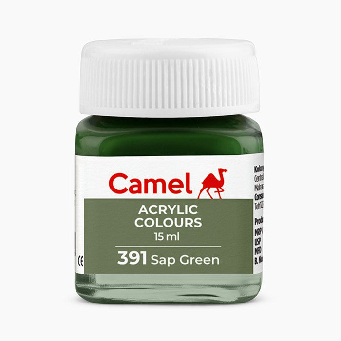 Camel Acrylic Colours - Sap Green - 15 Ml